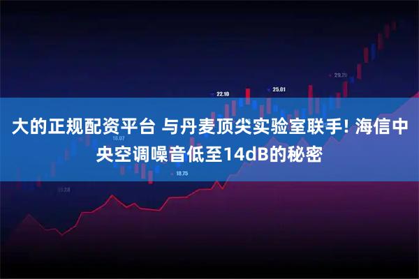 大的正规配资平台 与丹麦顶尖实验室联手! 海信中央空调噪音低至14dB的秘密